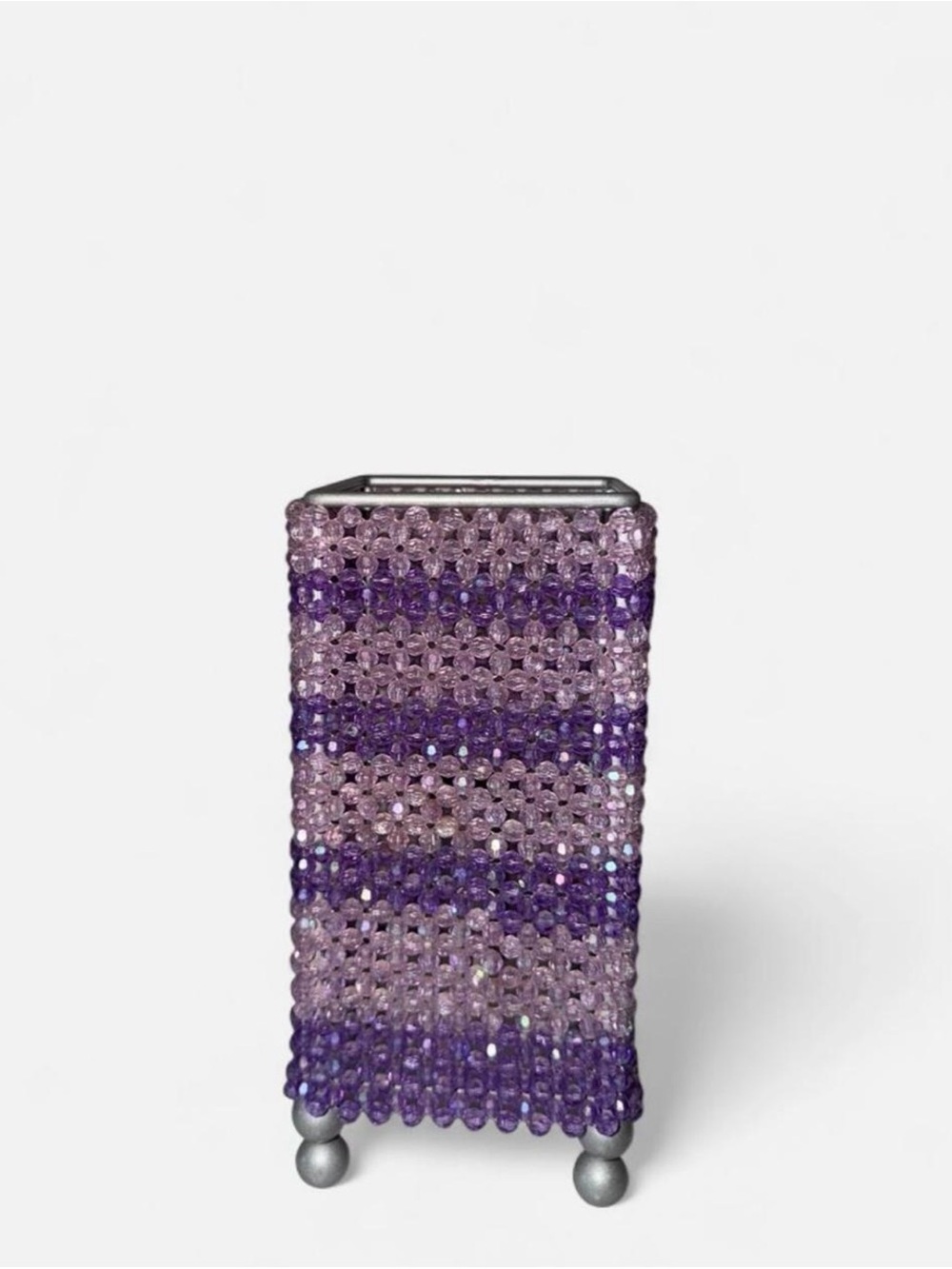 Beaded Glass Table Lamp